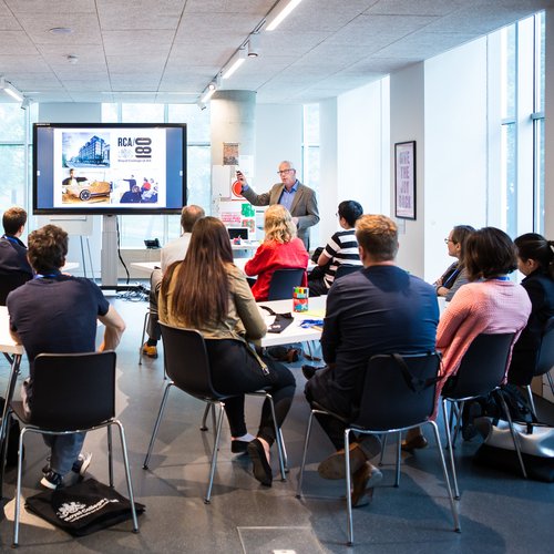 Professor Jeremy Myerson leading Design Thinking Masterclass