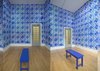 6. The City of Fragments_Silkscreen on paper and blue chair_Dimensions variable_2015