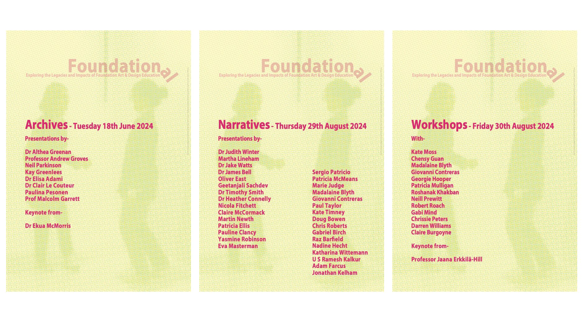 Foundational posters