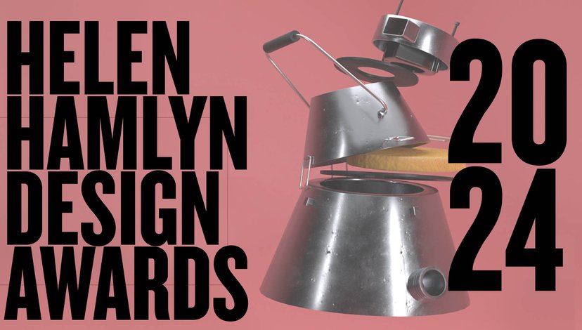 A light red background with black text reading Helen Hamlyn Design Awards 2024