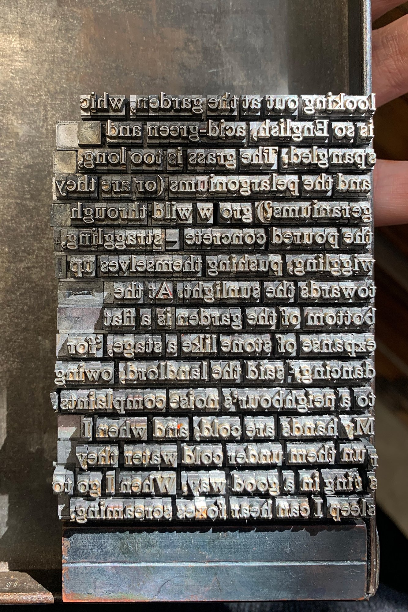 Letterpress process image