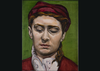 Prosopopoeia (Rodin, Rose Beuret), 20 x 25 cm, oil on board, 2019