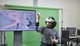 Student in VR/XR lab