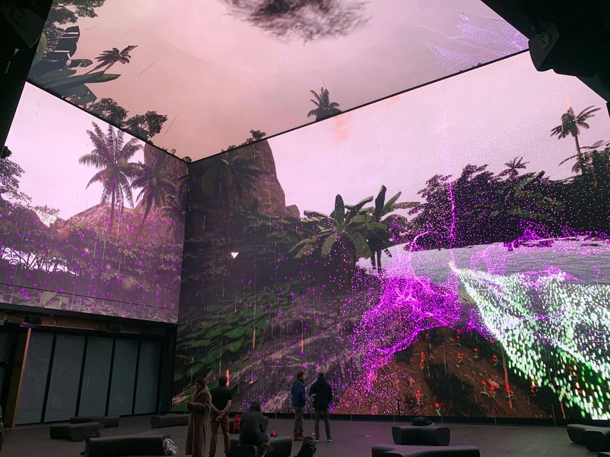 Savyna Indranee Darby in collaboration with Joseph Whitmore on Unreal Engine. At the Digital Direction Exhibiton at Outnernet