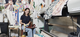 Student in textile studio
