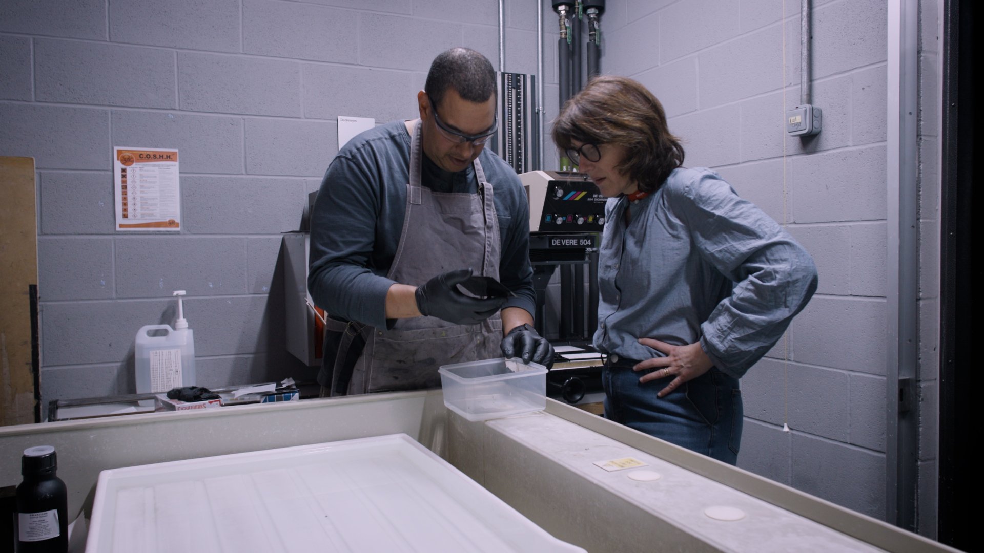 Valerie Bernardini, Ceramics & Glass student using workshops