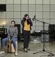 Students in recording studio