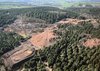 Arial photograph of the Great Consols Mine tailings dumps