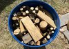Retort packed for firing